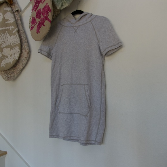 vivva By Lululemon Gray Girls Size 14 “good Feels” Hoodie Dress - Picture 1 of 4
